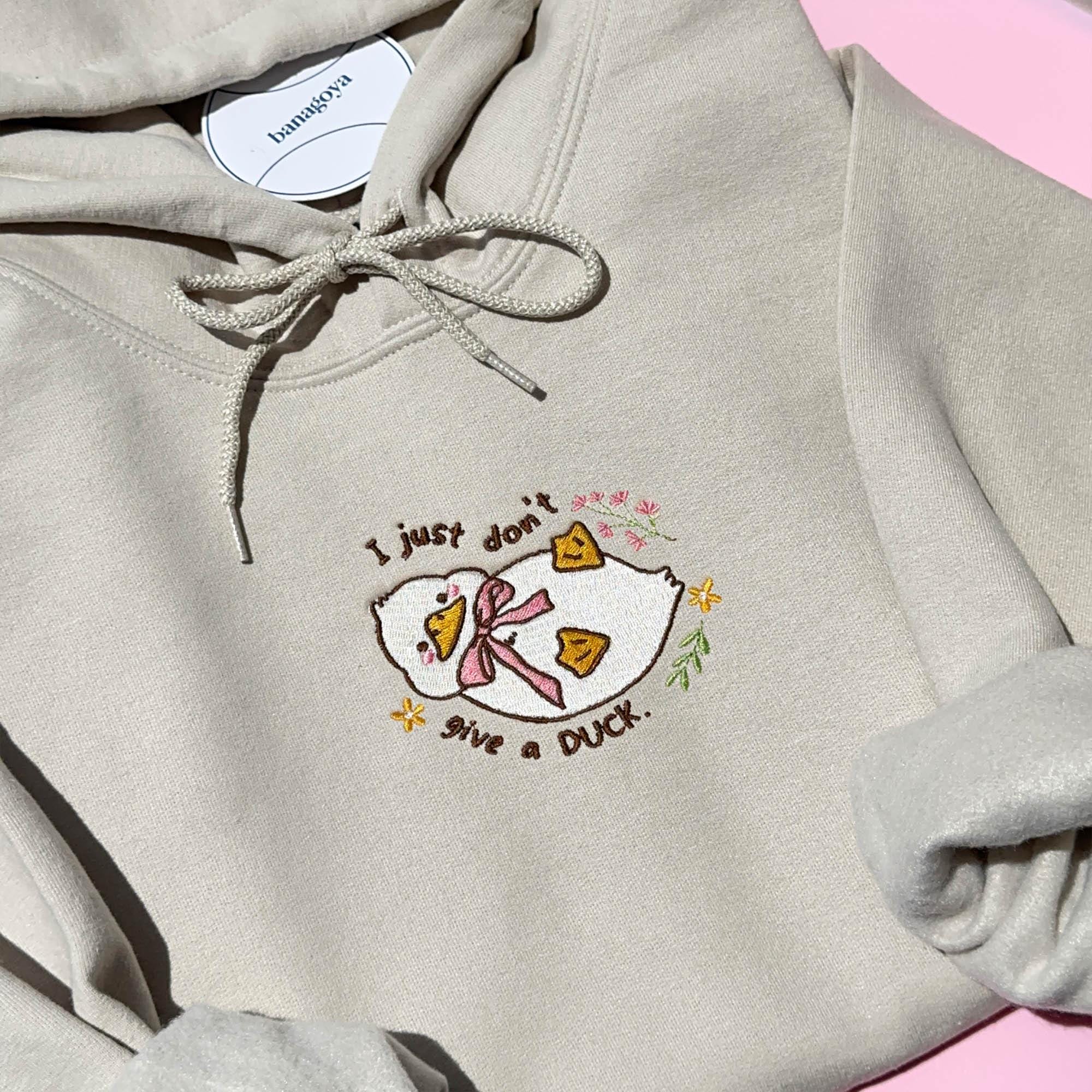 Cute goose embroidery design