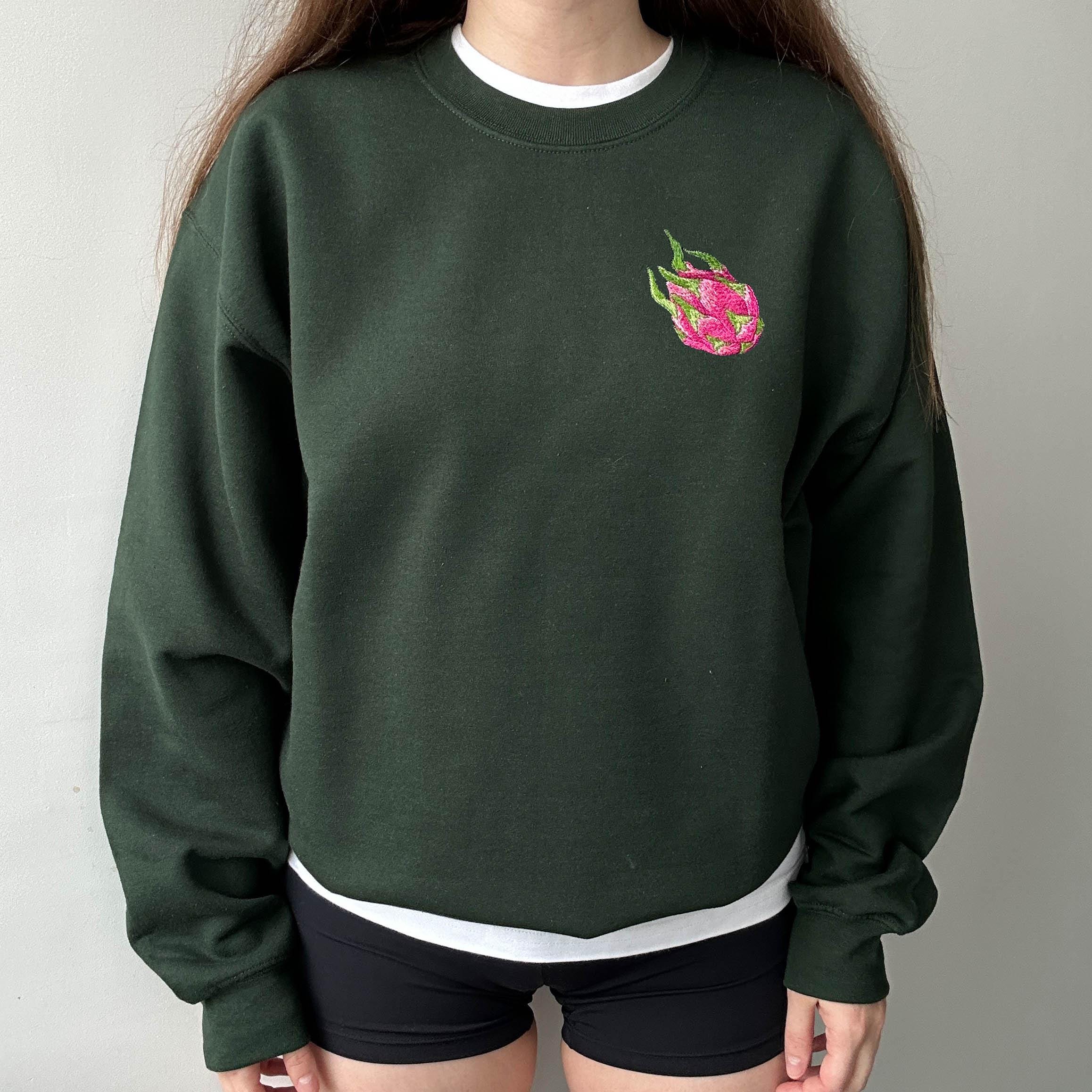 Dragon fruit embroidery design