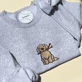 Golden retriever embroidery design