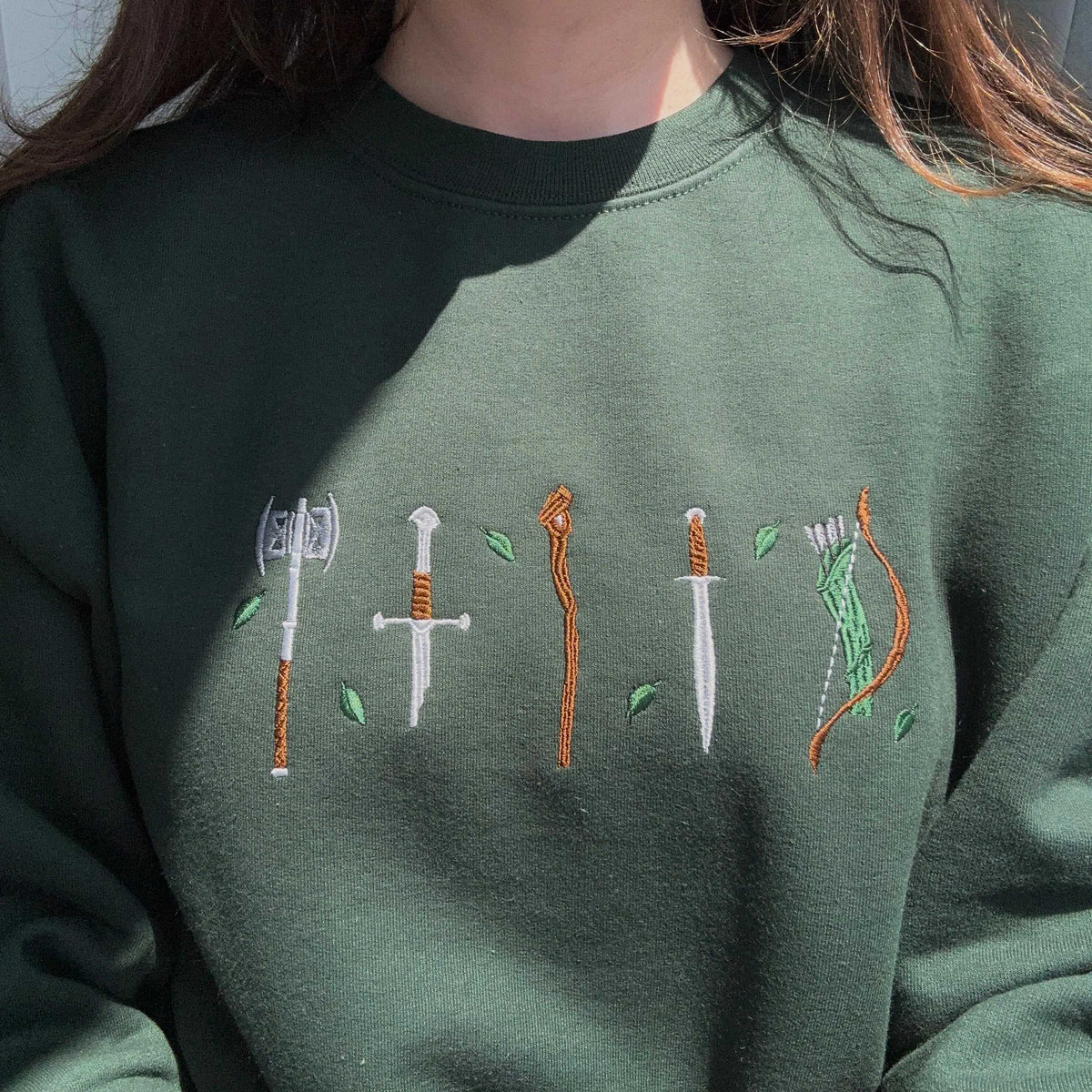 Magic weapons embroidery design