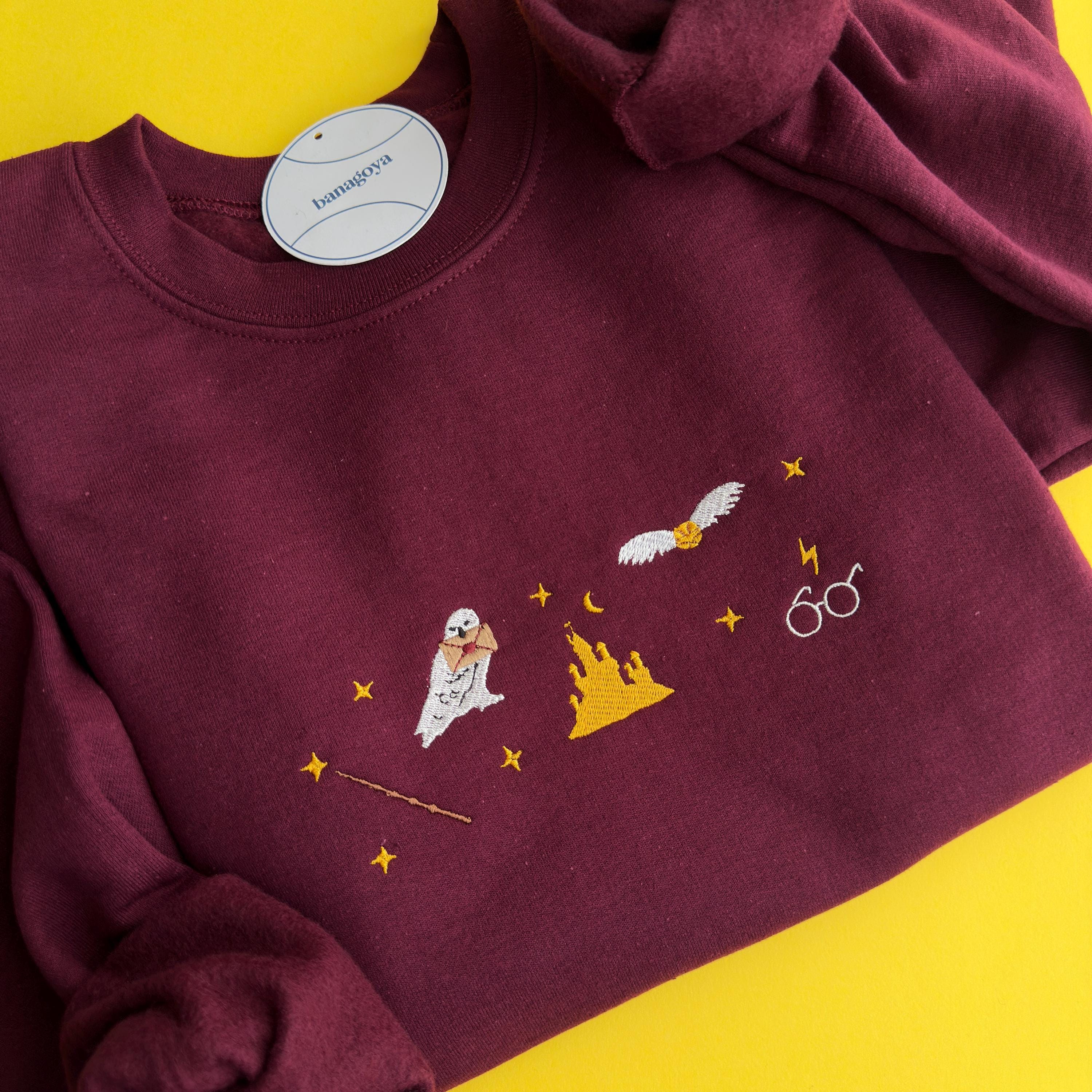 Wizard book fantasy embroidery design