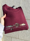 Texas slam embroidery design