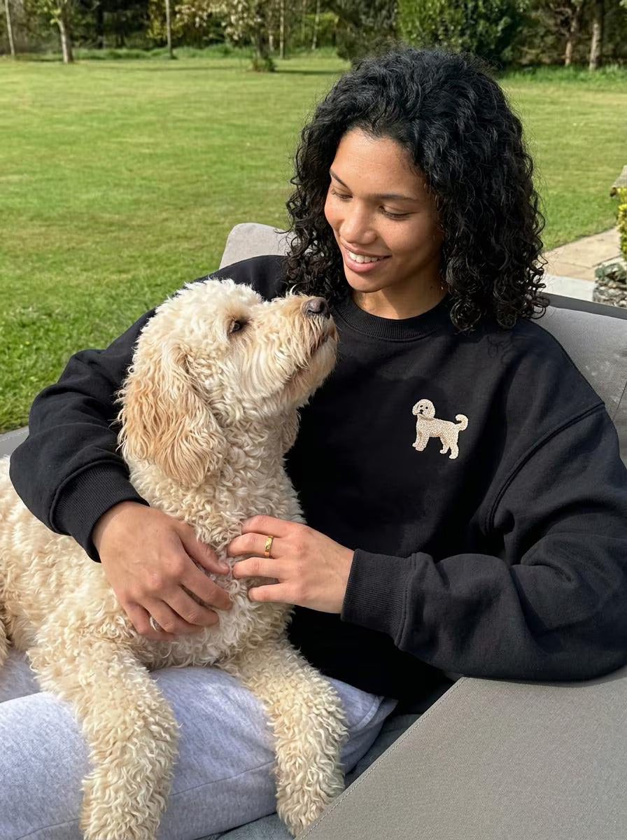 Goldendoodle Shirt, Embroidered Hoodie, Custom Dog Shirt, Personalized Dog Sweatshirt, Goldendoodle Gifts