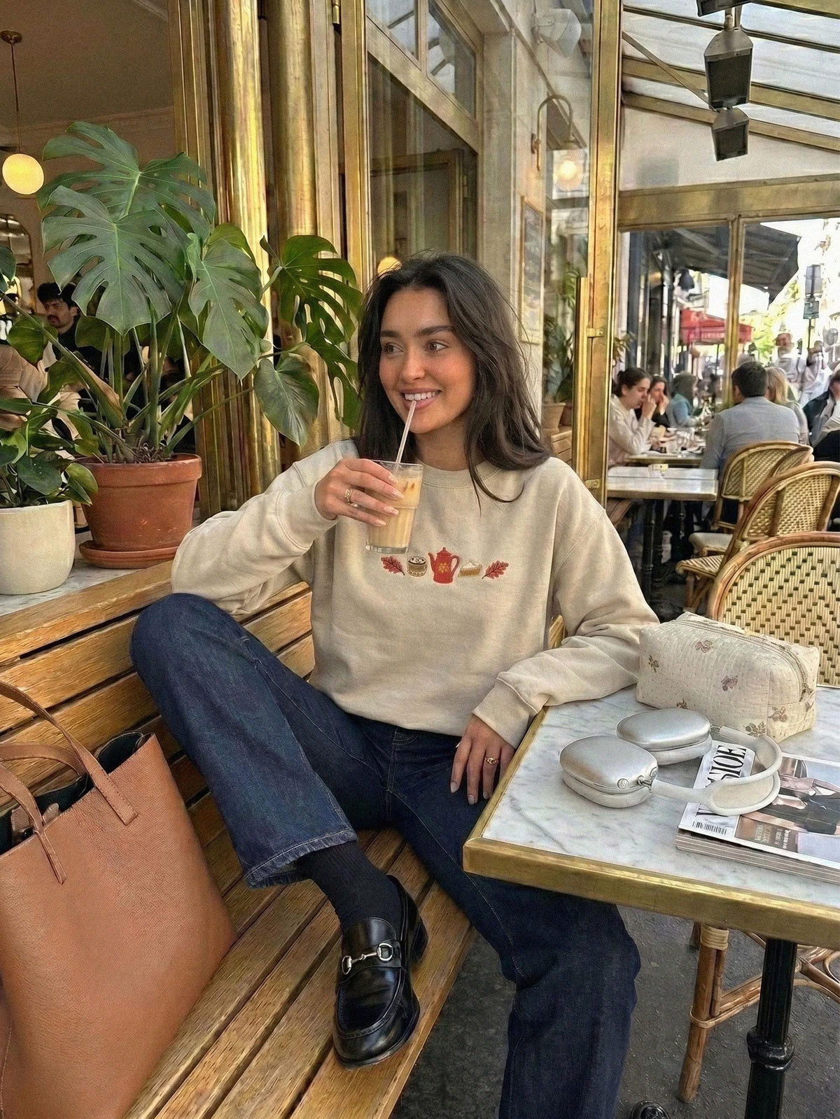 Thanksgiving Shirt, Fall Sweatshirt, Autumn Sweater, Cozy Season Embroidered Hoodie, Womens Clothing, Fall Style Gift