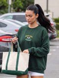 Monte Carlo Tennis Sweatshirt, Vintage Style Country Club Embroidered Hoodie, Sport Chic Shirt, Tennis Gifts For Women