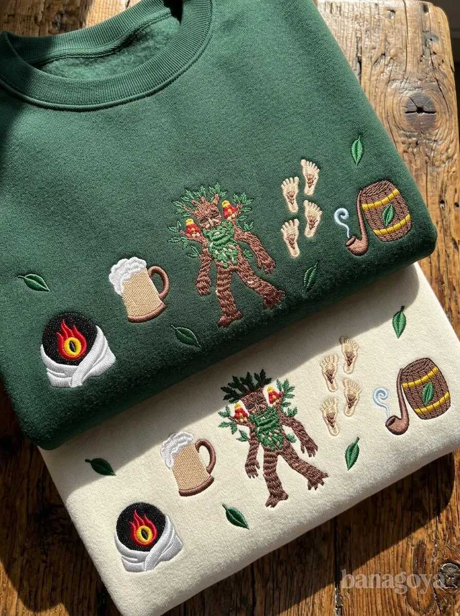 Embroidered Fantasy Sweatshirt, Bookish Merch, Book Shirt, Tree Hoodie, Bookish Gifts